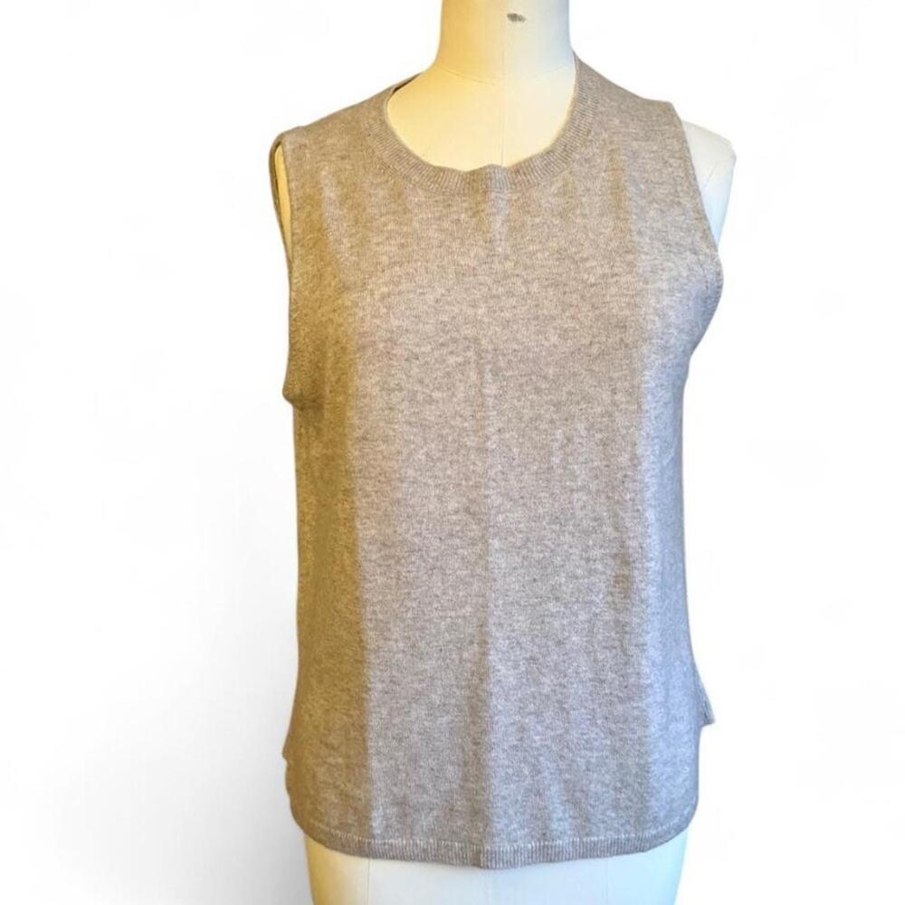 J.Crew 100% Cashmere Sleeveless Sweater (sz L) 385